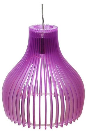BUREN LAMPA WISZĄCA 1X60W E27 26X26X150 FIOLETOWY Candellux 31-50314