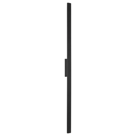 Podłużny czarny pionowy kinkiet ścienny zewnętrzny 144cm 3000K IP54 DEMI LED L Nowodvorski 11558