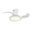Biała lampa sufitowa z wentylatorem LED BREEZE WHITE Tk Lighting 18198