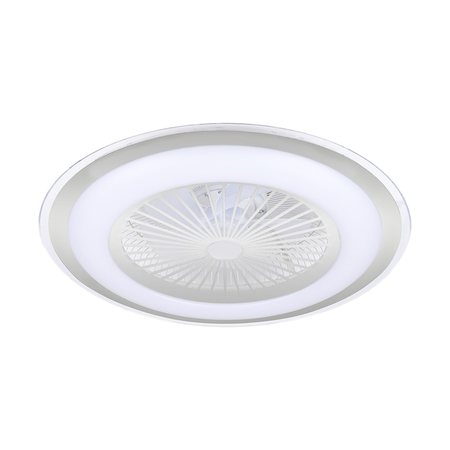 Lampowentylator ZEPHYR SILVER 48W LED+ PILOT Milagro ML1515