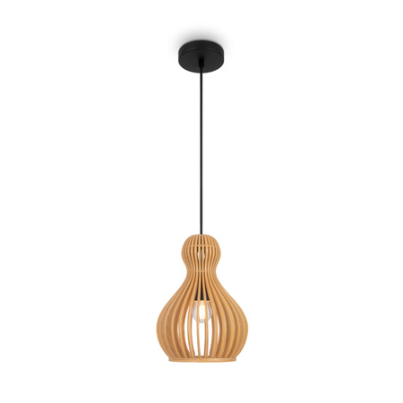 Lampa wisząca drewniana kopułka Roots MOD192PL-01W Maytoni
