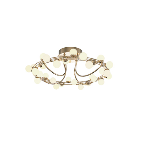 Ekskluzywna okrągła lampa sufitowa z białymi kulami Tessara MOD081CL-L36G3K Maytoni