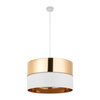 Lampa wisząca pojedyncza HILTON WHITE/GOLD TK Lighting 4771