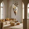 Lampa wisząca jedenaście zwisających szklanych kloszy w mix kolorach NORDIC 11xG9 Candellux Studio 30-51271