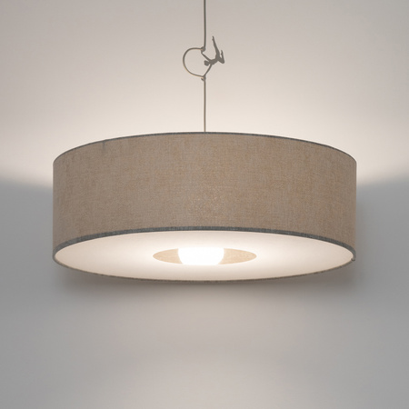 Duża lampa wisząca z abażurem o średnicy 65cm 1xE27 CEDRO L Nowodvorski 11666