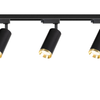 Zestaw Oprawa Mica Track Czarny + Złoty 3xGU10 1m Milagro ML2104