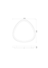 Owalny złoty plafon sufitowy LED LIRIA od Zuma Line MS756160 sterowany pilotem