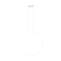 Lampa wisząca pionowy biały pierścień o średnicy 80cm IP44 Maxlight P0653 Visual Ver 30W