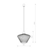Lampa wisząca WAVE S Nowodvorski 8858