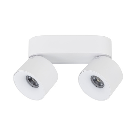 Podwójna biała oprawa sufitowa wybór barwy światła SPARK DUO WHITE CCT 20W Tk Lighting 18171