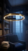Glamour lampa wisząca LED z okręgiem 60cm METIS Kaja Lighting K-8233