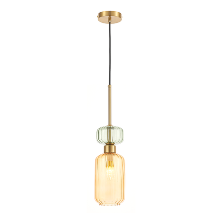Lampa wisząca MOLLY AMBER 1xE14 Milagro ML1823