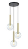 Lampa wisząca potrójna NIKO GOLD Milagro ML0332