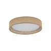 Plafon sufitowy LED o średnicy 30cm w kolorze beżowym DEMI JUTA Tk Lighting 11858