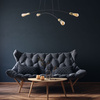 HELIX BLACK/GOLD LAMPA WISZĄCA 4 TK Lighting 4602