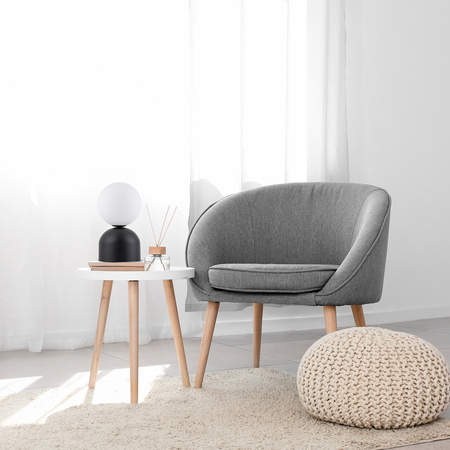 MIKI BLACK LAMPKA NOCNA 1 TK Lighting 16044