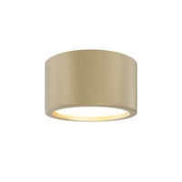 Oprawa natynkowa o średnicy 17cm w kolorze matowego złota LED 3000K IP44 Hydra C090CL-15W3K-MG Maytoni