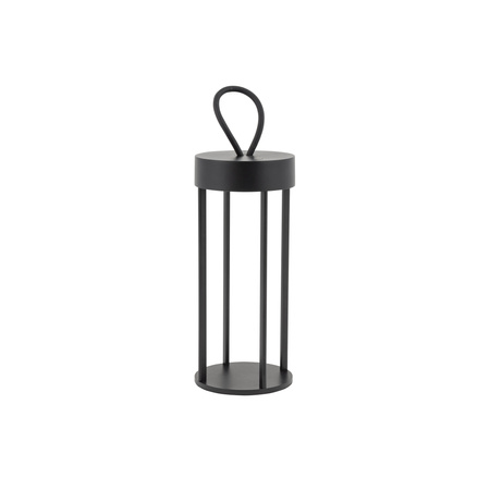 Przenośna czarna lampka stołowa na zewnętrz USB 2700K NALA LED Nowodvorski 11536