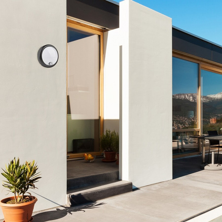 Kinkiet zewnętrzny HITURA LED IP54 Rabalux 77028 77029 kolor do wyboru z czujnikiem ruchu