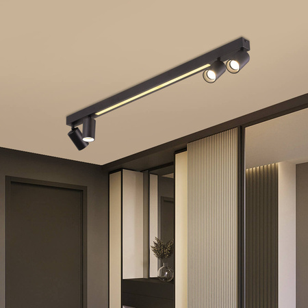 Perugia 4 plafon czarny Light Prestige LP-0703/4C BK