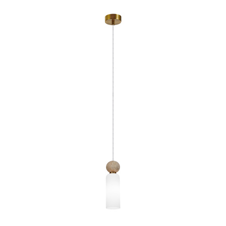 Lampa wisząca Santos mosiężna 1xG9 Italux PND-95331-1-BRSS