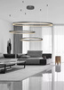 Lampa wisząca HALO PENDANT 100+80+60 BK LED Azzardo AZ4707