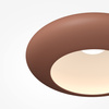 Okrągła lampa sufitowa z aluminium w kolorze miedzianym 40cm AROS LED 3000K Maytoni MOD507CL-L12CK