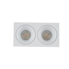 Podwójne oczko wpuszczane białe IP65 PRISMA DUO WHITE 2xGU10 Tk Lighting 10580
