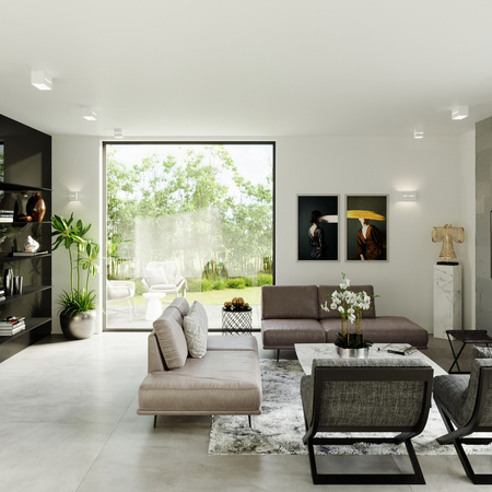 Lampa sufitowa, oprawa podwójna LOBO Sollux Lighting SL0383 SL0384 SL0385 - kolor do wyboru