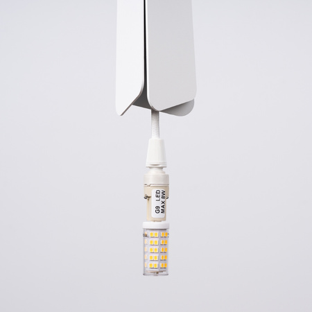 Lampa wisząca PRYSM 1 biała Sollux SL.1397