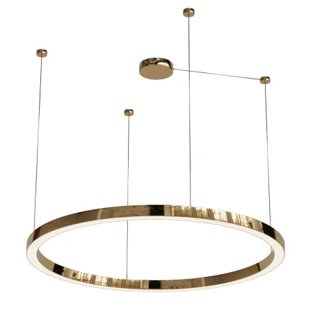 Żyrandol, złota lampa wisząca o średnicy 120cm Aurum L 1xLED 3000K PL0116-130 Yaskr