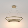 Lampa wisząca RIM LED podwójna Maytoni mosiądz MOD058PL-L74BS4K