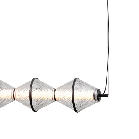 Lampa wisząca Fuente czarna LED 3000K Italux PND-34395-5-BK