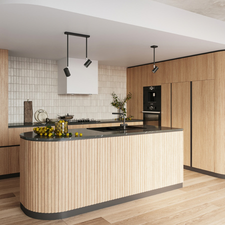 Plafon NORANO czarny Sollux SL.1074