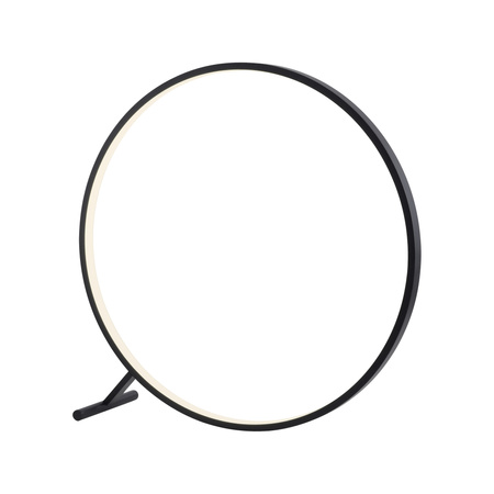 Lampa podłogowa duży czarny okrąg 80cm LED HULA Paul Neuhaus 319-18 sterowany pilotem