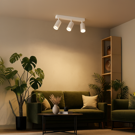 Oprawa Pipe Ring Spot Biały 3xGU10 Milagro ML2072