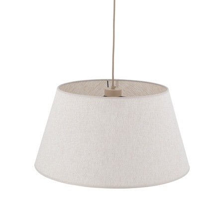 Lampa wisząca stożek z lnu FORMO SABIA LEN 1xE27 Tk Lighting 11317