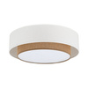 Okrągła lampa sufitowa podwójny abażur 50cm DUO WHITE Tk Lighting 11585