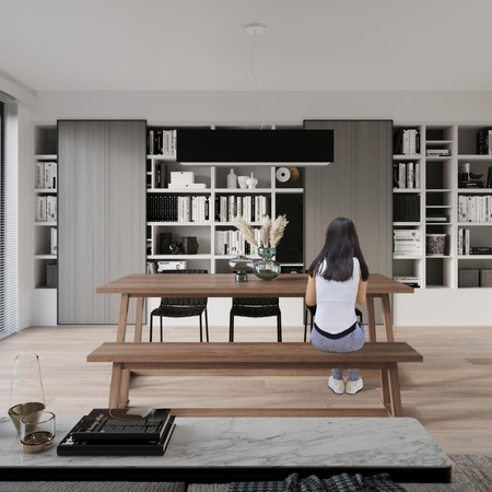 Żyrandol SANTA 120 czarny Sollux SL.0782