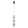 Lampa wisząca Fuente czarna LED 3000K Italux PND-34395-3V-BK
