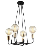 Lampa wisząca BETTY Italux MDM-3901/4 BK+BRO