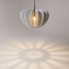 Srebrna lampa wisząca z abażurem z filcu Cambio MOD398PL-01S Maytoni