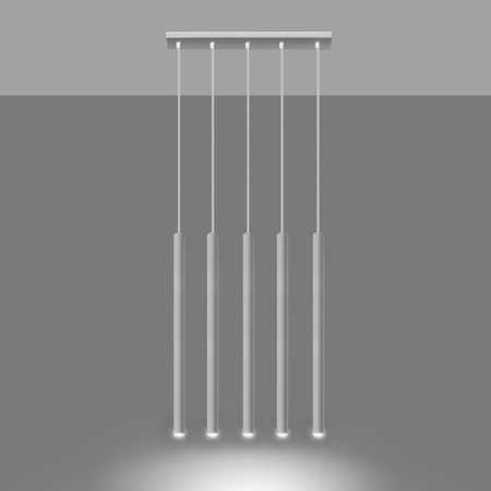 Lampa wisząca PASTELO 5 Sollux SL.0468 / SL.0472 - kolor do wyboru