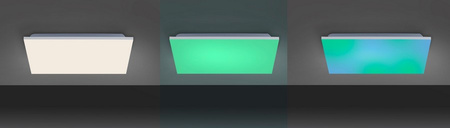 Lampa sufitowa plafon YUKON LED RGB Leuchten Direkt 15620-16 sterowana pilotem