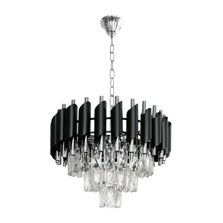 Żyrandol lampa wisząca kryształowa 5xE14 CRISTAL Chrome Milagro ML2519