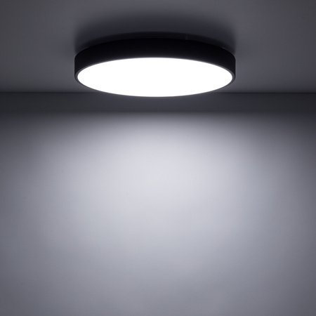 PLAFON 40cm VELIS BLACK LED 30W IP54 Tk Lighting 18284
