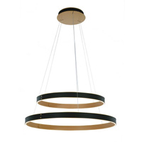 Lampa wisząca MANEZIA dwa okręgi LED Italux PND-270160-2A-BL