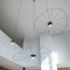 Lampa wisząca ESKOLA 70cm czarna metalowa THORO Sollux Lighting TH.010CZ