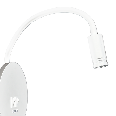 Kinkiet BASE WHITE port USB Milagro ML6353