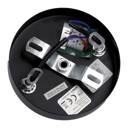 Gillo lampa wisząca czarny 2x40w e27 abażur czarny Candellux 32-10254